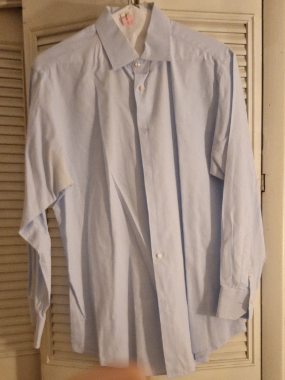Men's Classic Light Blue Dress Shirt - Tailored Button-Up